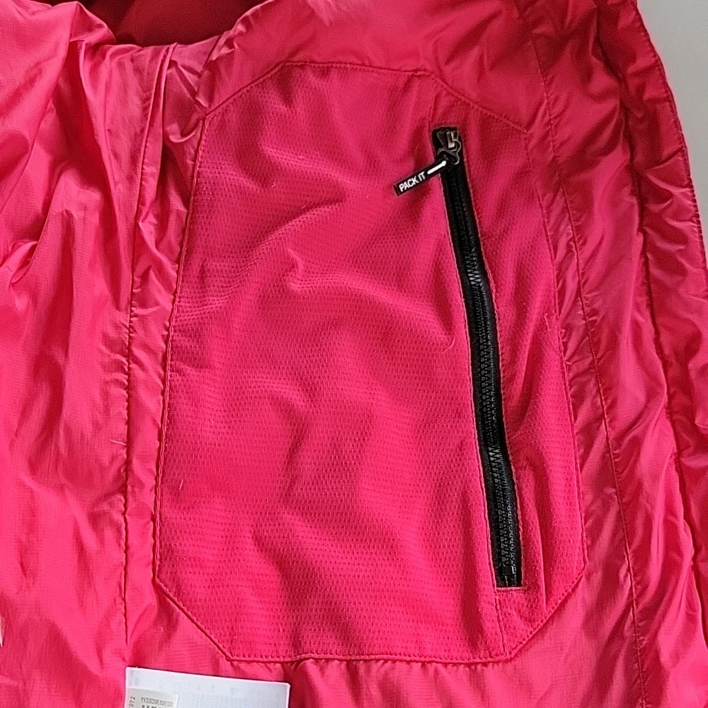 Adidas 600 Fill Down Filled Packable Coat Hot Pink Size XS